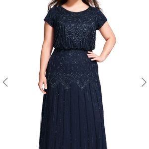 Adrianna Papell Beaded Gown (Size 20)